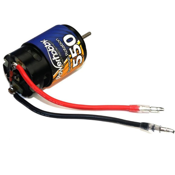 Power Hobby 550 Size 21T Brushed Motor - Reverse - Race Dawg RC