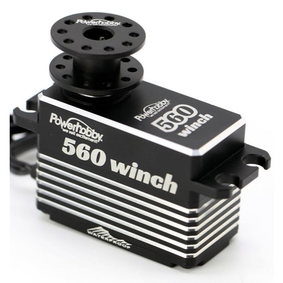 560 HV Waterproof Low Profile Smart Winch 33KG Servo - Race Dawg RC
