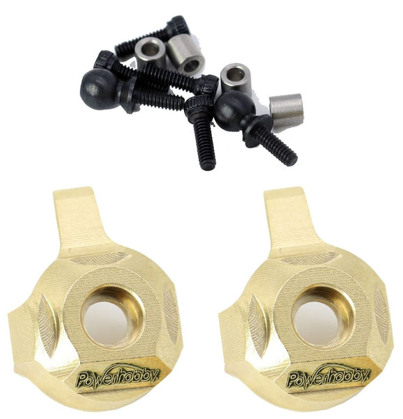 Brass Front Steering Knuckle Axial SCX24 - Race Dawg RC
