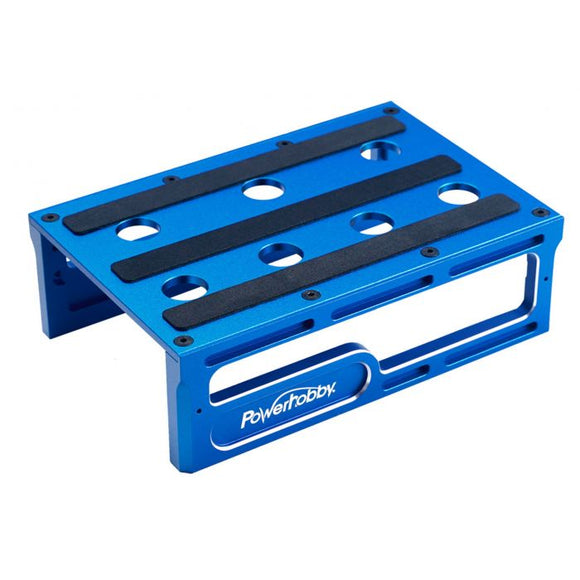 Metal Car Stand, Blue, Fits 1/10 & 1/8 Vehicles - Race Dawg RC