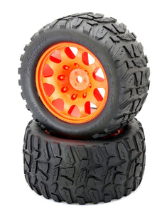 Powerhobby Raptor XL Belted Tires / Viper Wheels (2) - Race Dawg RC