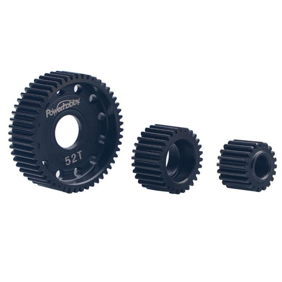 Steel Locked Transmission Gear Set, for Axial Scx10 / AX10 / - Race Dawg RC