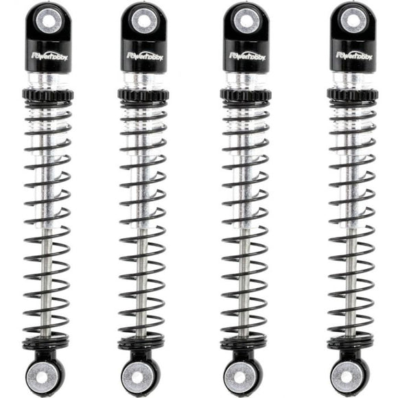 1/24 Aluminum 54mm Long Travel Shocks, Black, for Axial SCX24 - Race Dawg RC