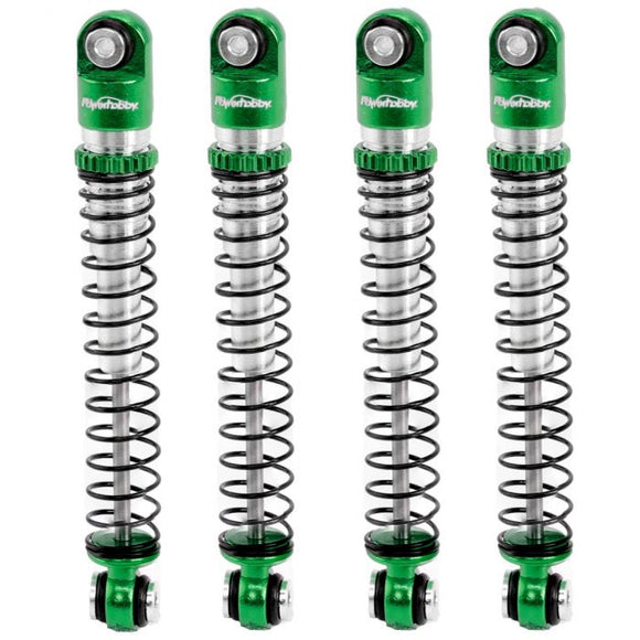 1/24 Aluminum 54mm Long Travel Shocks, Green, for Axial SCX24 - Race Dawg RC