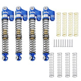 1/24 Aluminum 58mm Long Travel Shocks, Blue, for Axial SCX24 - Race Dawg RC