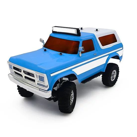 1/18 Tetra18 X2 RTR Scale Mini Crawler, Blue/White - Race Dawg RC