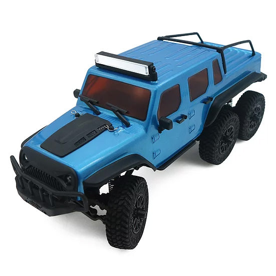1/18 Tetra18 X1 6X6 RTR Scale Mini Crawler, Blue - Race Dawg RC