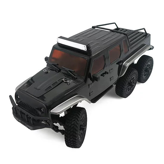 1/18 Tetra18 X1 6X6 RTR Scale Mini Crawler, Black - Race Dawg RC