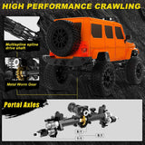 1/24 Tetra24 X3 Portal Edition RTR Scale Mini Crawler, Orange - Race Dawg RC