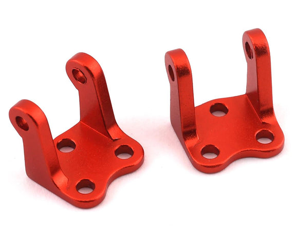 Lower Shock Mount, Aluminum, Red fits Tetra18 X1, X1T, X2, - Race Dawg RC