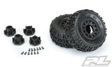 Trencher X SC 2.2/3.0" All Terrain Tires, Mounted on Raid - Race Dawg RC