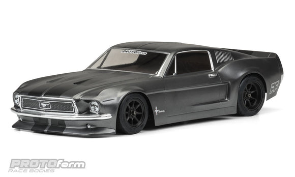 1968 Ford Mustang Clear Body for VTA (Vintage Trans Am) - Race Dawg RC