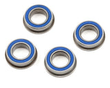 8x14x4mm Rubber Sealed Flanged "Speed" Bearing (4) - Race Dawg RC