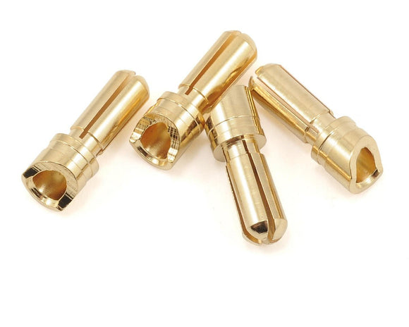 3.5mm Super Bullet Gold Connectors (2 Male / 2 Female) - Race Dawg RC