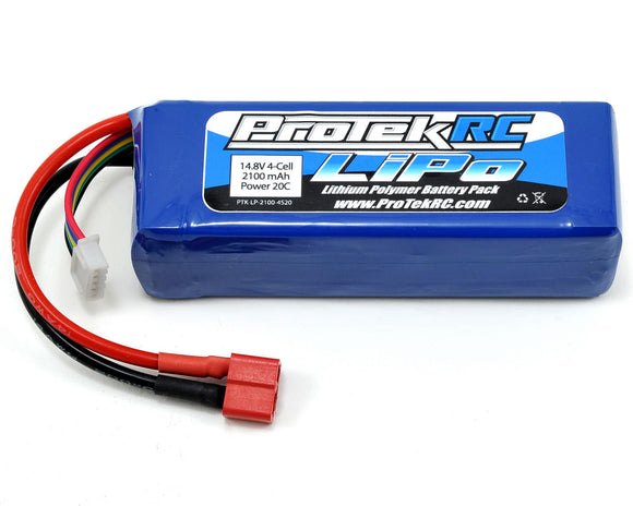 4S LiPo 20C Starter Box Battery Pack (14.8V/2100mAh) - Race Dawg RC