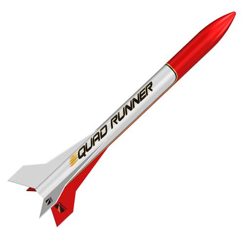 Quad Runner Advanced Rocketry Model Rocket Kit - Race Dawg RC