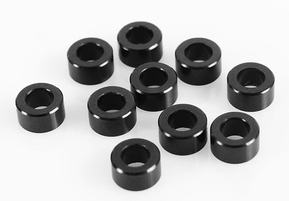 3mm Black Spacer with M3 Hole (10) - Race Dawg RC