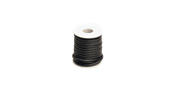 12 Gauge Silicone Ultra-Flex Wire; 25' Spool (Black) - Race Dawg RC