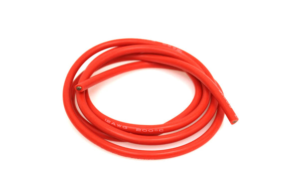 12 Gauge Silicone Wire, 3' Red - Race Dawg RC
