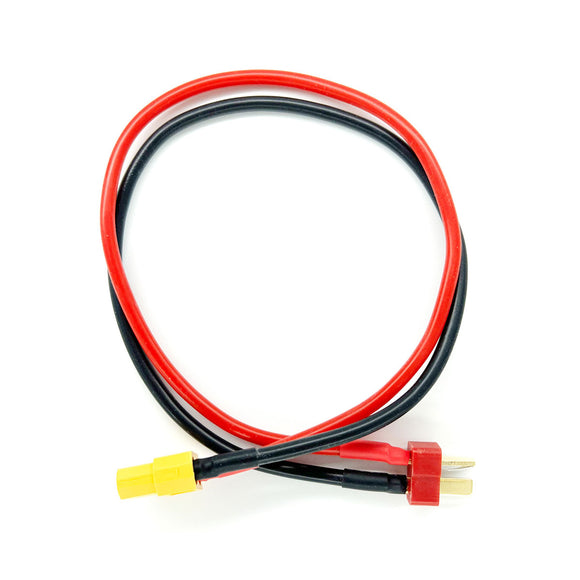Charge Adapter: Male T-Plug to Female XT60, 300mm Wire - Race Dawg RC