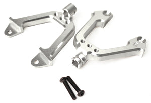 SCX10 Aluminum Front Shock Tower Hoops, Silver - Race Dawg RC