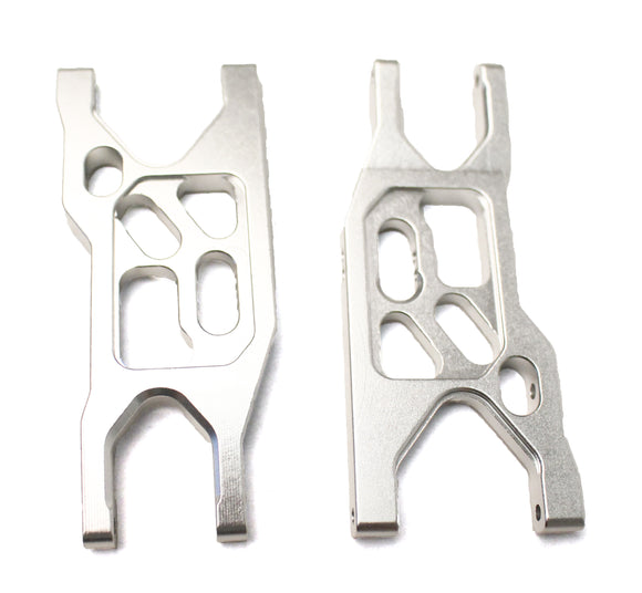 1/10 Yeti Aluminum Front Suspensions Arms (pr.)-Silver - Race Dawg RC