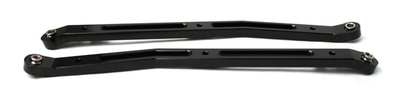 1/10 Yeti Aluminum Rear Upper Links (pr) Black - Race Dawg RC