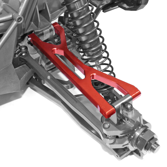 X-Maxx F/R Alum Upper Suspension Arm Set-Red - Race Dawg RC