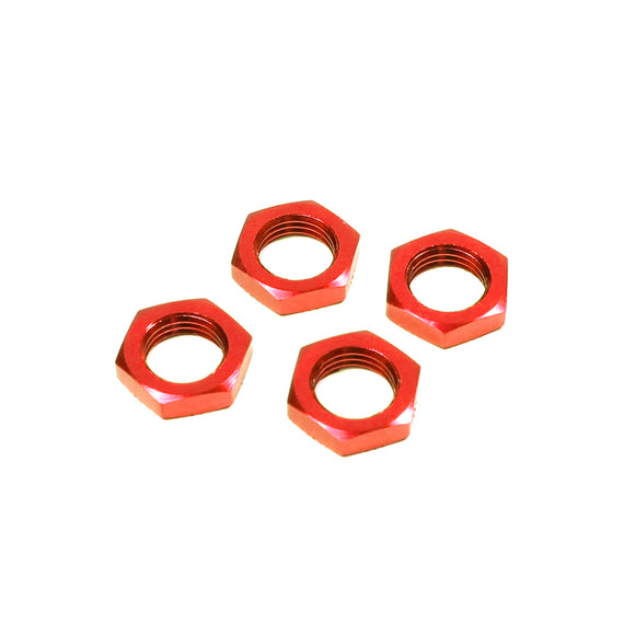 X-Maxx Alum Wheel Nut Set (4)- Red - Race Dawg RC