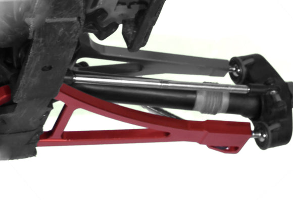 Revo Alum Front Lower Suspension Arm Set - Red - Race Dawg RC