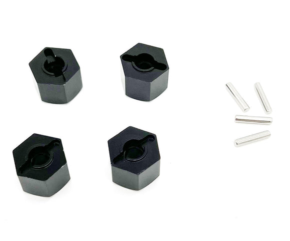 12mm Wheel Hex Adapters with Pins (4) for CEN F250 - Race Dawg RC