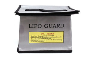 Lipo Battery Charging Safety Bag 215x145x165mm with Zipper - Race Dawg RC