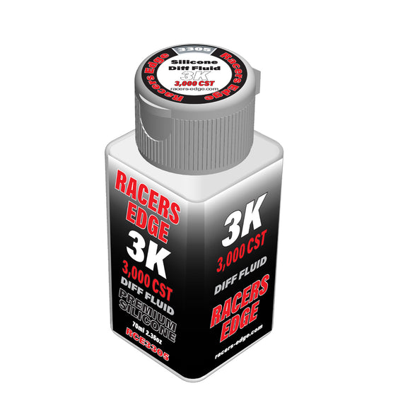 3,000cSt 70ml 2.36oz Pure Silicone Diff Fluid - Race Dawg RC
