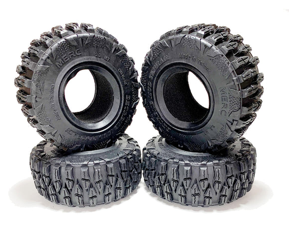Crawler Tires with Foam Inserts for 2.2