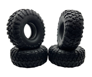 1.9" Crawler Tires with Foam Inserts (4pcs) Pattern 2 - Race Dawg RC
