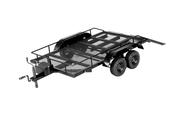 1/10 Scale Full Metal Trailer with LED Lights - Race Dawg RC