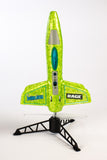 Spinner Missile - Green Electric Free-Flight Rocket - Race Dawg RC