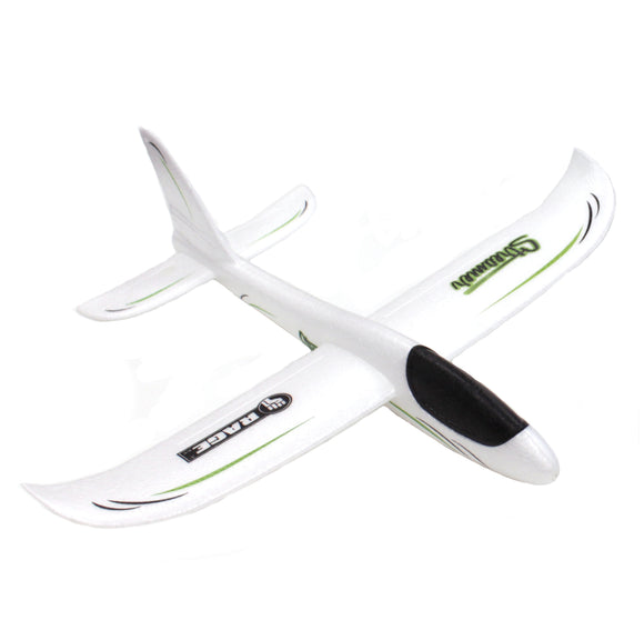 Streamer Hand Launch Glider, White - Race Dawg RC