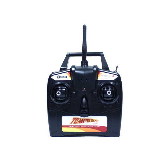2.4GHz 4-channel transmitter, Mode 2; Tempest 600 - Race Dawg RC