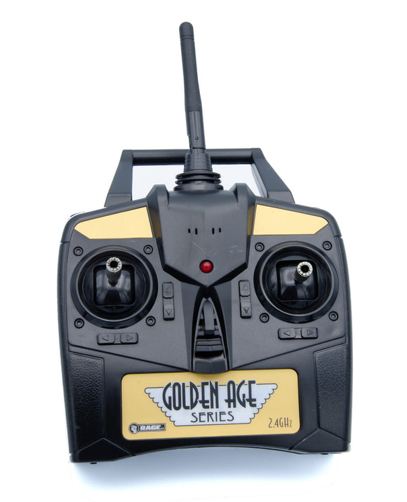 2.4Ghz 4-Channel Transmitter; Golden Age Series, Mode 2 - Race Dawg RC