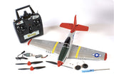P-51D Mustang Micro RTF Airplane w/PASS - Race Dawg RC