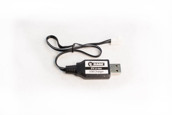 USB Battery Charger: Black Marlin MX - Race Dawg RC