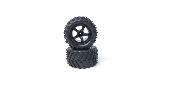 Tire/Wheel; Mounted and Glued (pr): R18MT - Race Dawg RC
