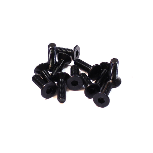 Hex Countersunk Self Tapping Screws 3x10mm (12): RZX - Race Dawg RC