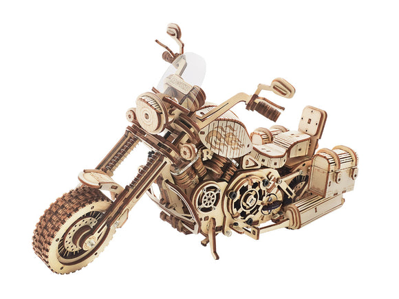 Mechanical Wood Models; Cruiser Motorcycle - Race Dawg RC