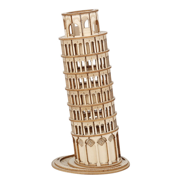 Classic 3D Wood Puzzles; Leaning Tower of Pisa - Race Dawg RC