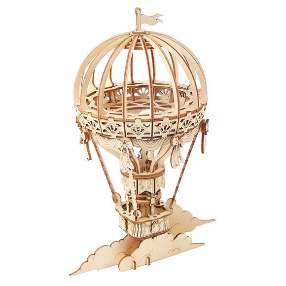 Classic 3D Wood Puzzles; Hot Air Balloon - Race Dawg RC