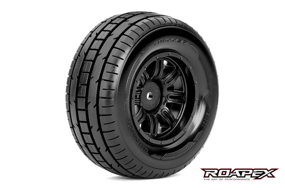 Trigger 1/10 Shortcourse Tire Black Wheel with 12mm Hex - Race Dawg RC