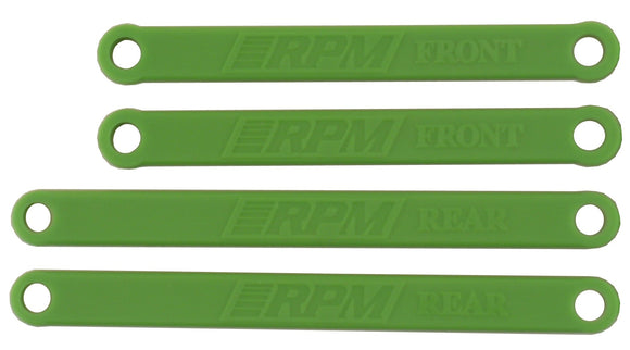HEAVY DUTY CAMBER LINKS FOR E-RUSTLER & E-STAMPEDE - GREEN - Race Dawg RC