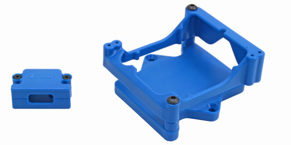 Blue ESC Cage for the Castle Sidewinder 4 ESC - Race Dawg RC